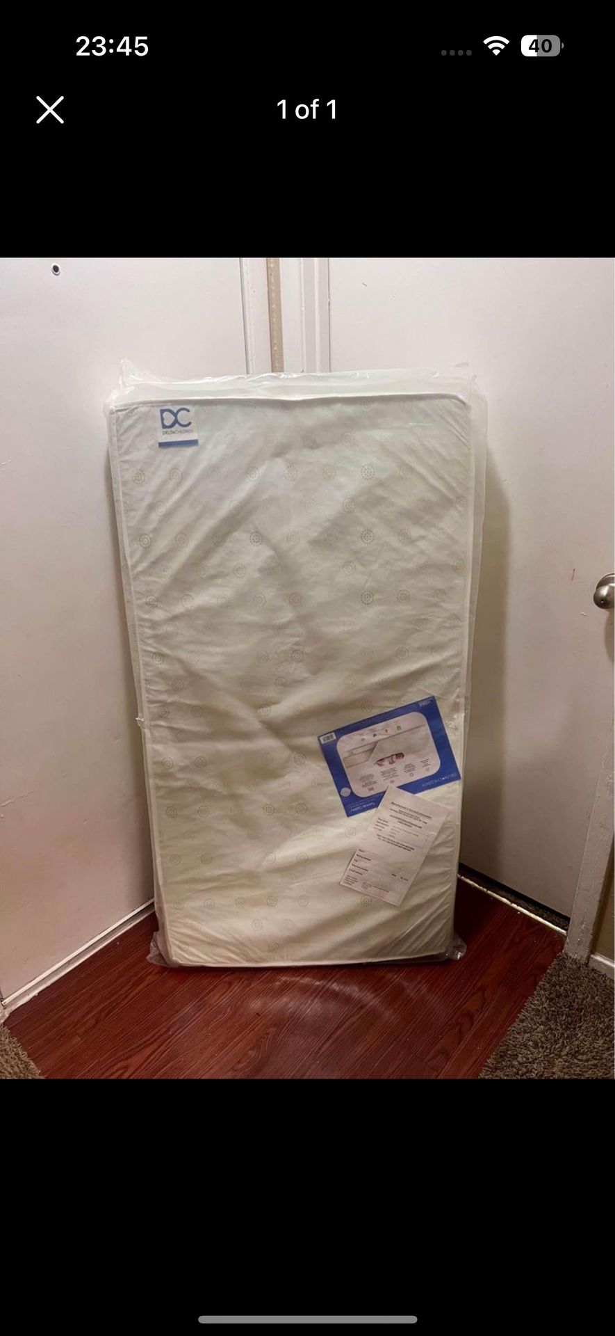 Crib mattress like new