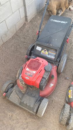 Troy built TB230 self propelled lawn mower. 4 months old won’t start.