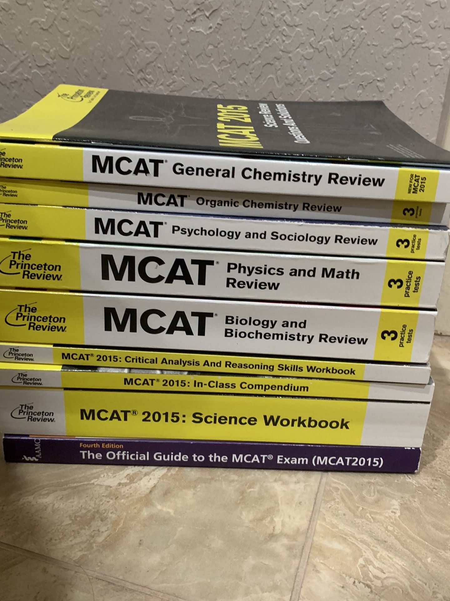 MCAT Review Book Set