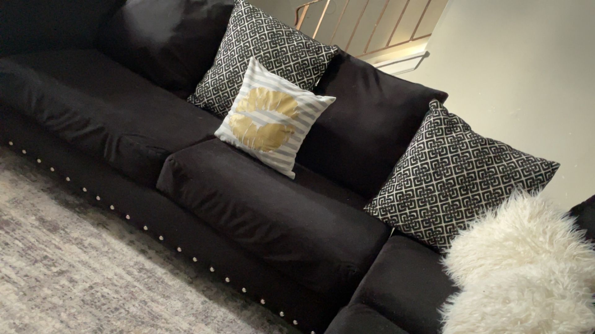 Black And White Sectional