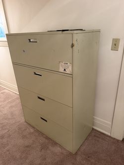 Four drawer letter / legal lateral file drawers
