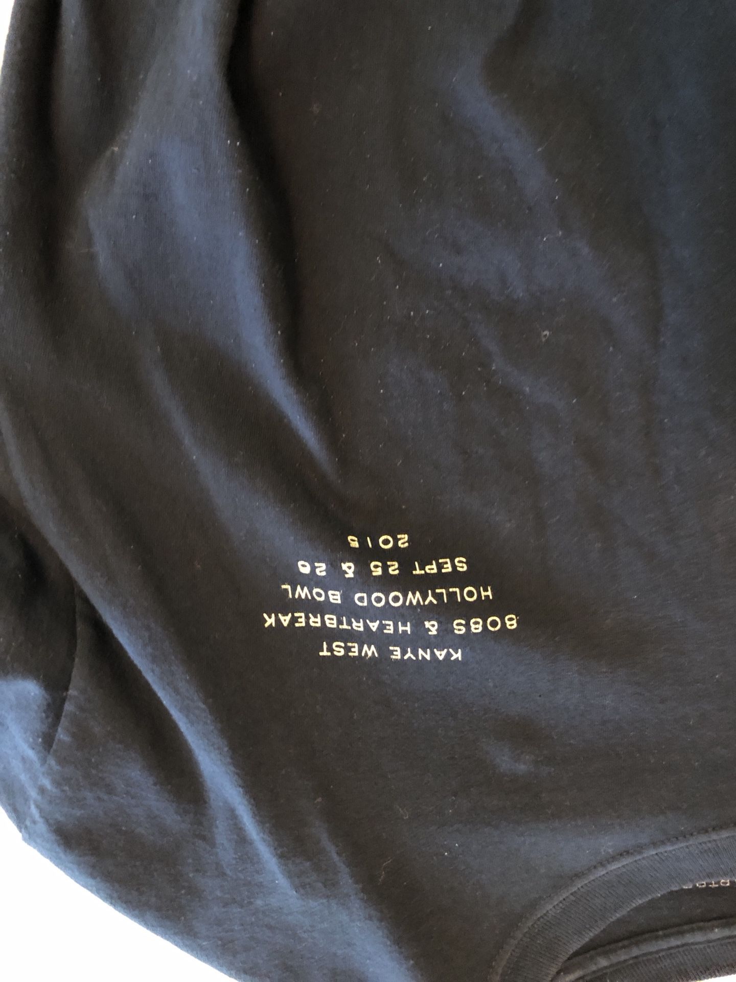 Kanye West 808’s and heartbreak tour merch shirt.