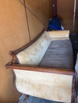 Vintage Hand carved Sofa/ Couch
