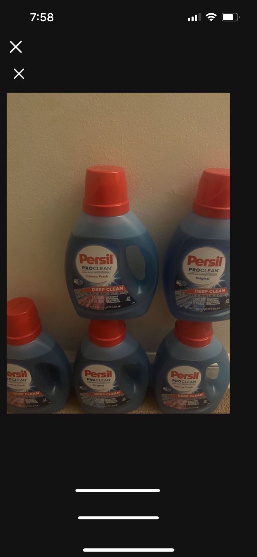 Persil Detergent $5 Each 46 OZ