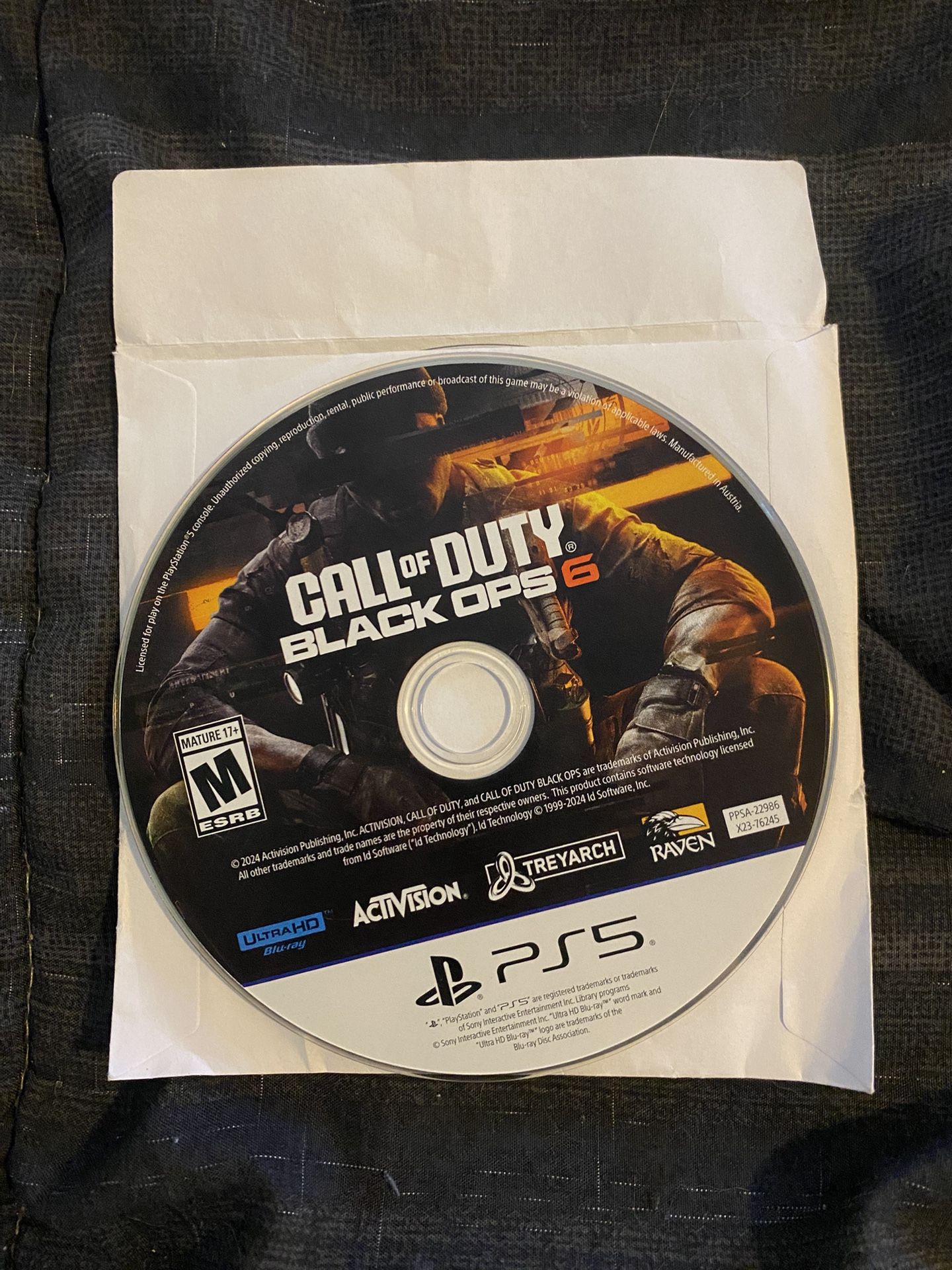Black Ops 6 Ps5 Game Only