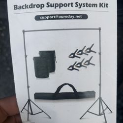 Auraday Backdrop Support System Kit *No Clamps*