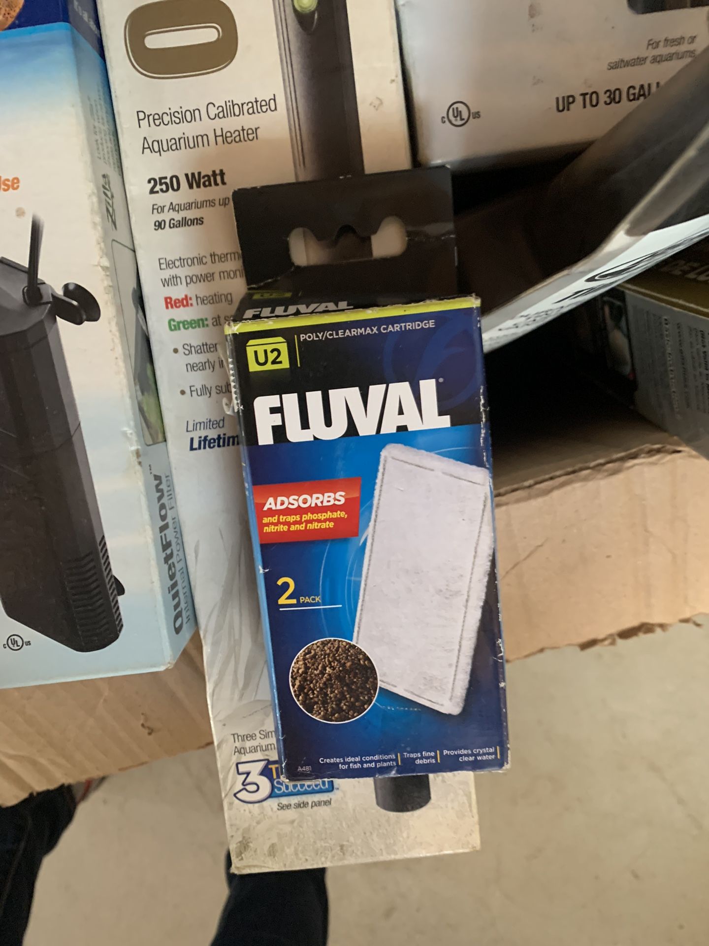 Fish tank heaters etc