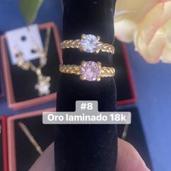 Anillos Oro Laminado 18k Gold Filled Rings 