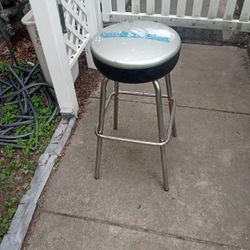 Snack Bar Or Garage Stool/Comfortmaker Air Conditioning & Heating Advertising 