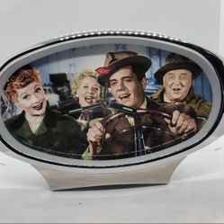"I Love Lucy" Classic Alarm Clock Wind Up Table Top Oval California Here We Come