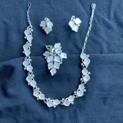 Brooch, Necklace, Earrings 