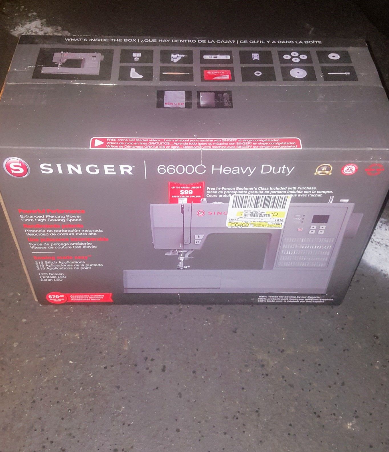 Singer 6600C Heavy Duty Professional Sewing Machine Brand New
