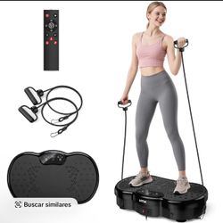 Vibration plate exercise machine