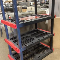 Craftsman 5 Tier Heavy Duty Black Plastic Utility Shelving Unit 