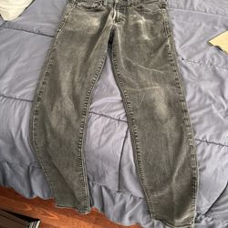Men’s Faded Black Slim Jeans