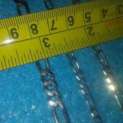 Two Chain. One Bracelet.  Italy sterling Silver