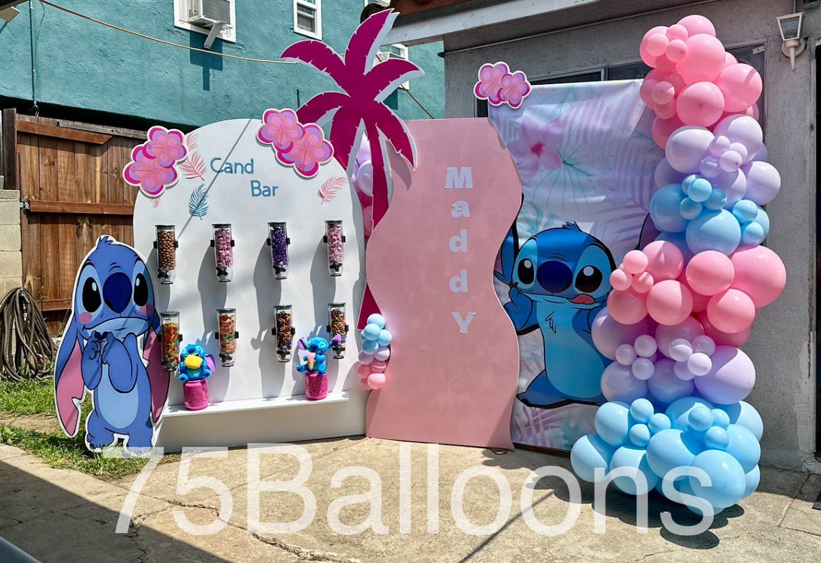 Candy Wall Balloon Garland 