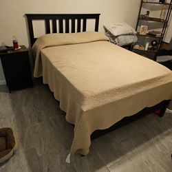 Full Size Bed Frame (Mattress/boxspring NOT Included)