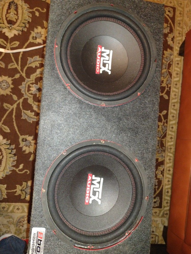 2 10" MTX Subs in a Sealed Box