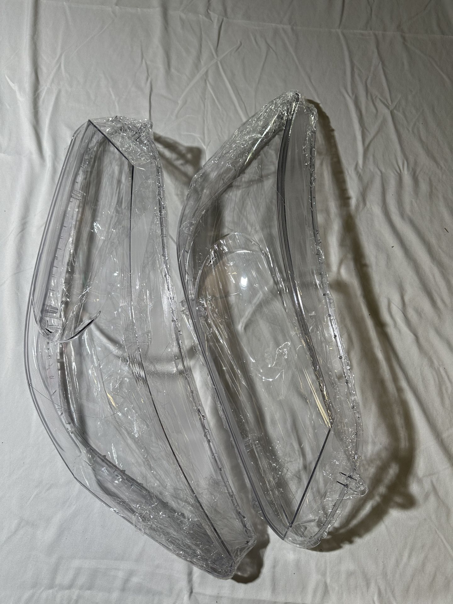 2 Pcs Clear Headlight Lens Cover Headlamp Lenses Left & Right Replacement for Honda Accord 2013-2015