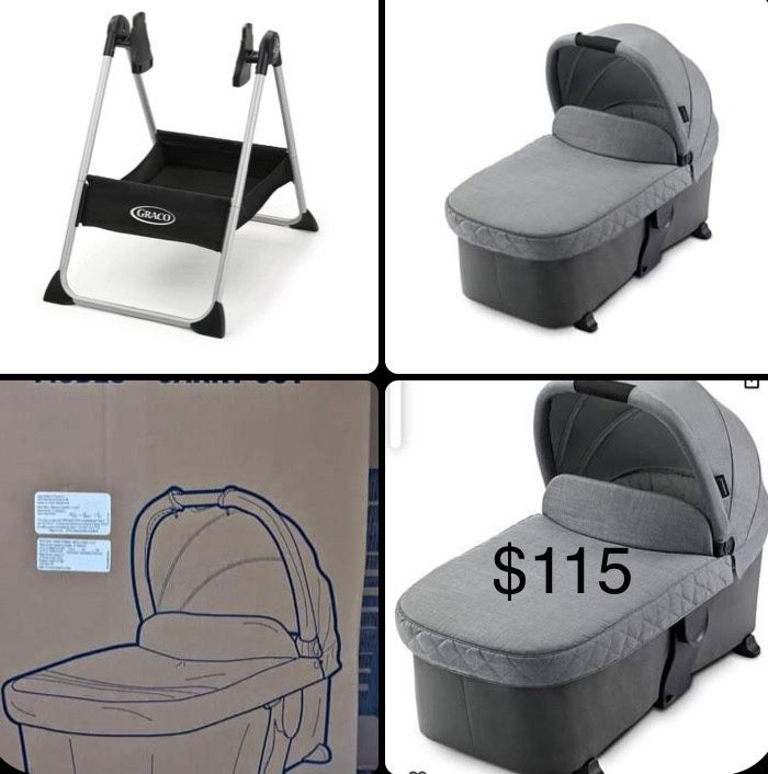 Graco modes premiere bassinet for stroller & mode bassinet stand 