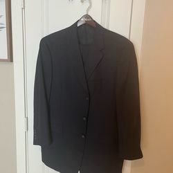 Stanley Blacker Size 43R, Gray, 2-button Men’s Sport Wool Suit Coat/Jacket