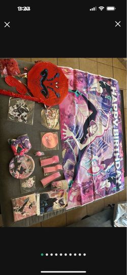 Spider girl party supplies