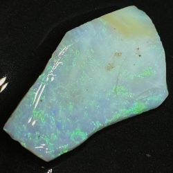 Thick Colorful Bar Of Brazilian Horca Opal 17.60 Cts Majestic Pattern And Colors