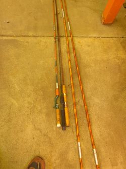 5 Vintage Fishing Pole Bundle Fenwick Browning Pflueger Bamboo Fishing Rods  Antique for Sale in Burbank, CA - OfferUp