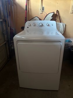 GE White Gas Dryer