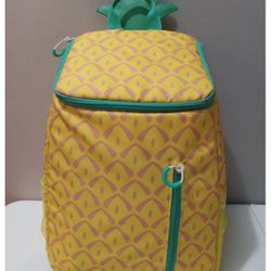 Pineapple Backpack Cooler Sun Squad 20 Can Capacity Insulated Yellow