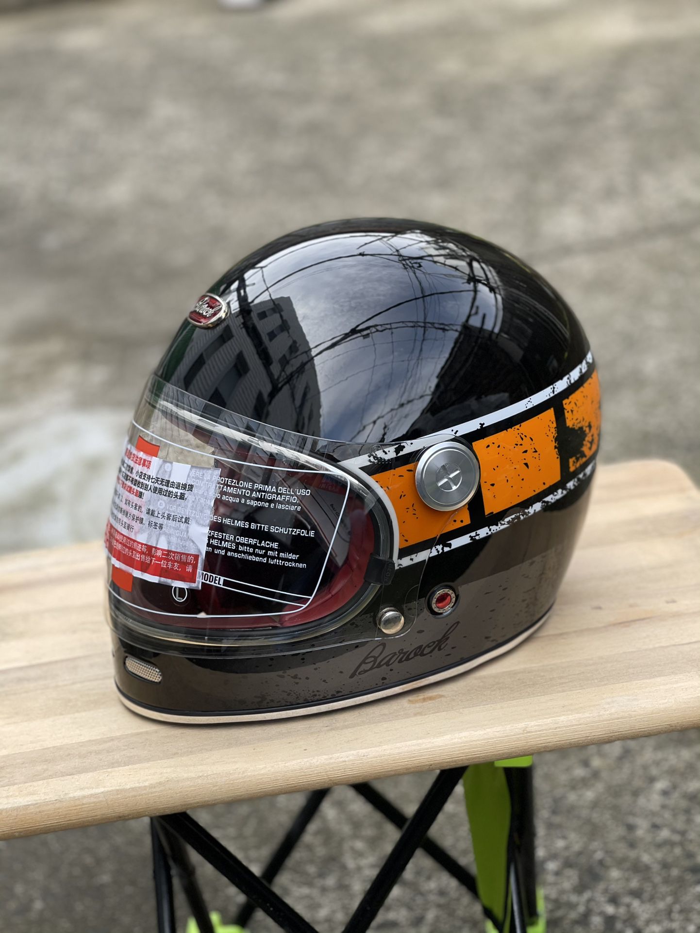 Motorcycle Vintage Full Face Helmet