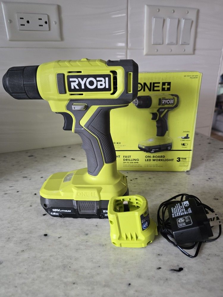 RYOBI 18v 3/8 Drill Kit