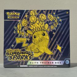 Pokémon TCG Surging Sparks ETB, Factory Sealed