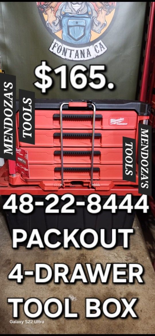 Milwaukee Packout 4-Drawer Tool Box