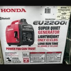 honda eu2200i generator inverter . Sealed in the box , never opened 