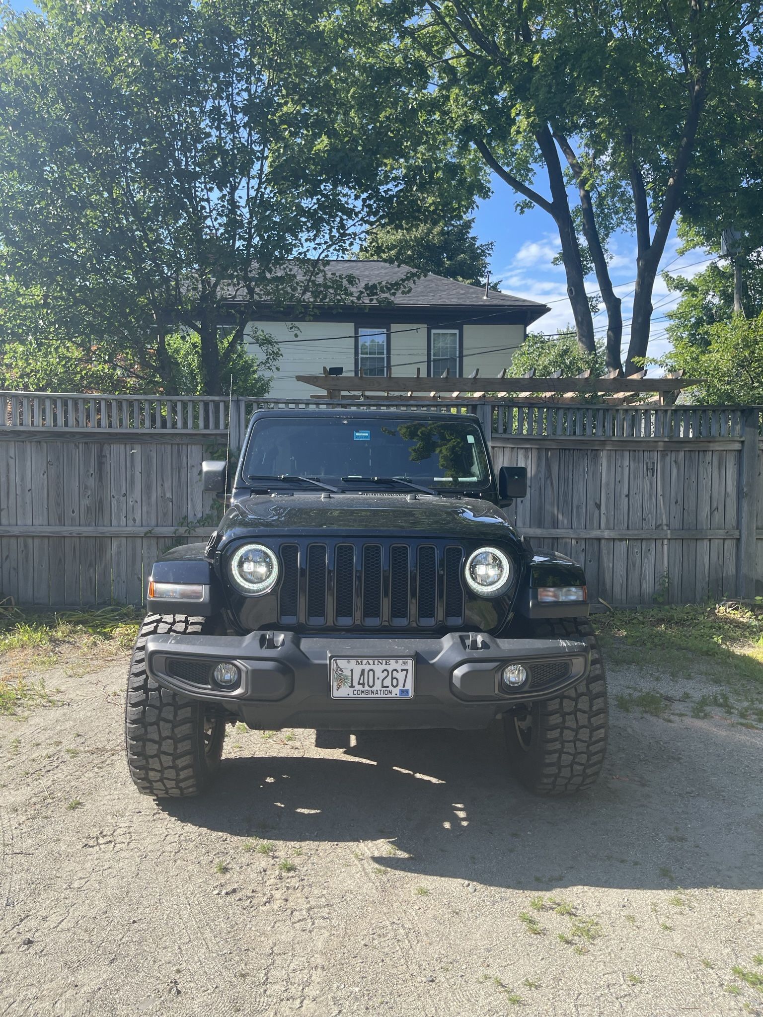 Stock Jeep Wrangler Bumper