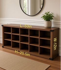 53 inch Shoe Storage Bench ( 2 colors available)