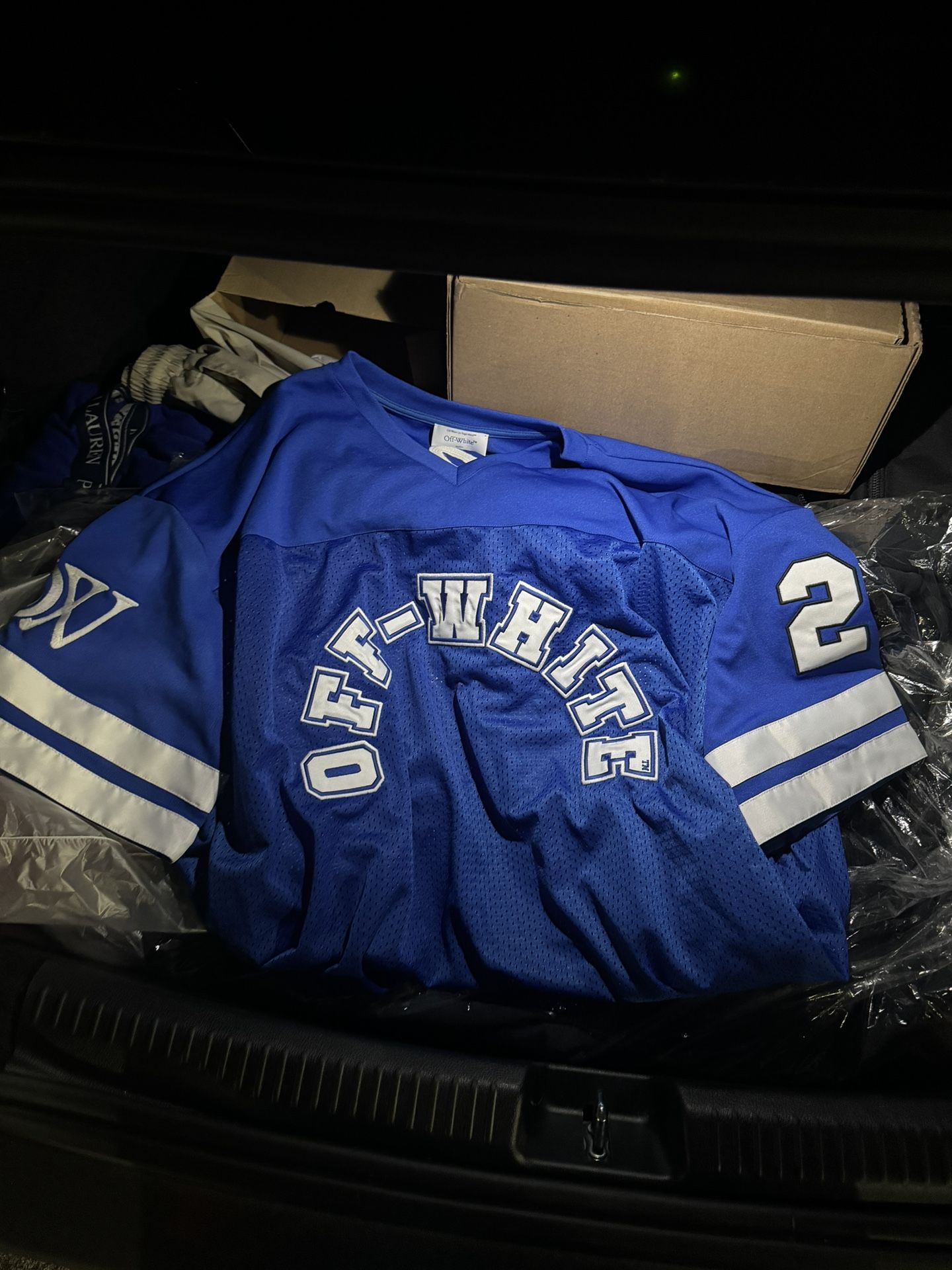 Off White Football Jersey Authentic