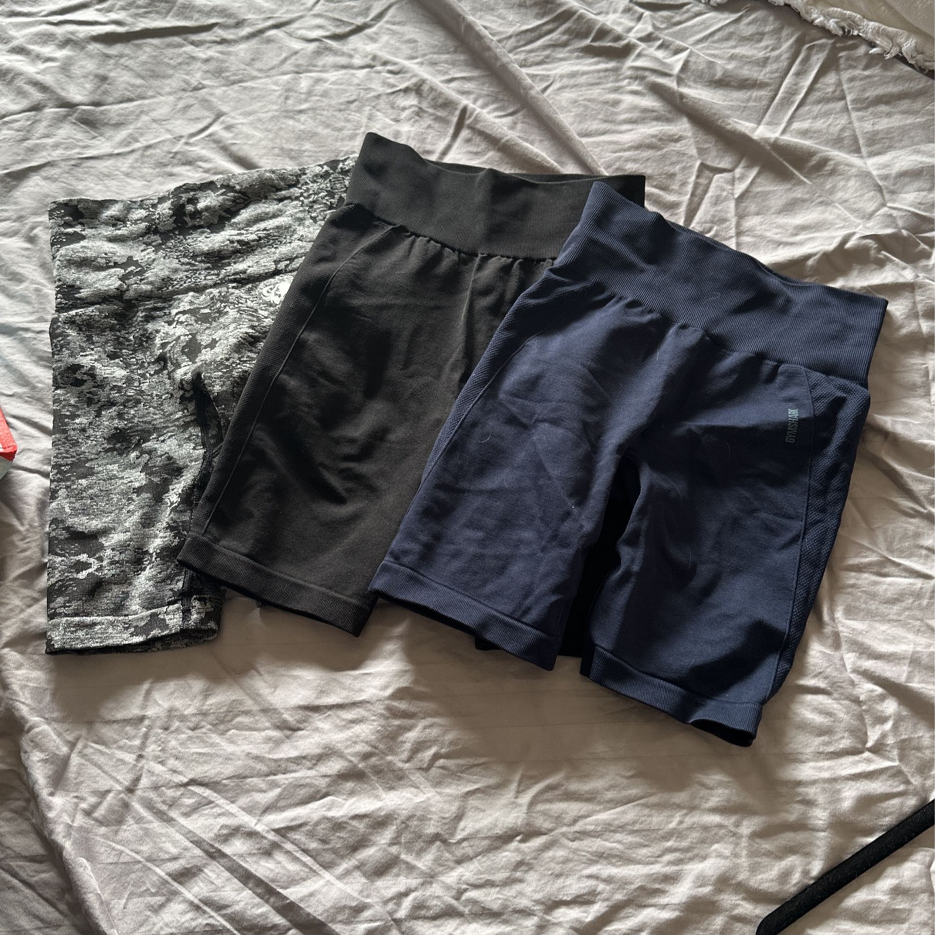 Three Size X-Small Biker Shorts 