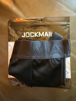 Jockmail Men's Black Adult Supporter, Jockstrap