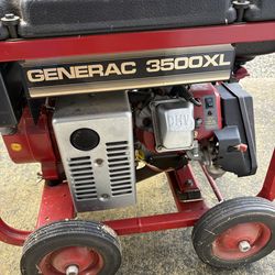 Generac 3500XL Generator (Low Hours)