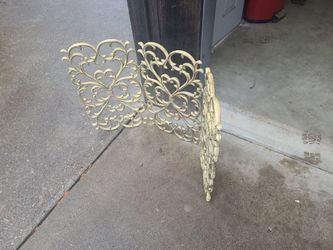 Cast Iron Antique Fire Place Guard