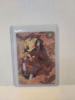 KAYOU Naruto Itachi Uchiha CR Holo English Earth Scroll Series 2 NREA02-CR-003L5