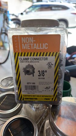3/8 in. Non-Metallic Twin Screw Clamp Connectors ()