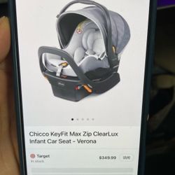 Chicco Keyfit Max Zip Clearluxinfant 