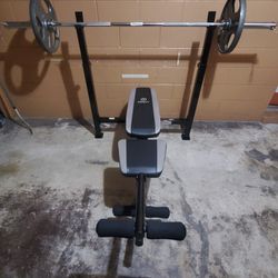 Weight Bench With Set