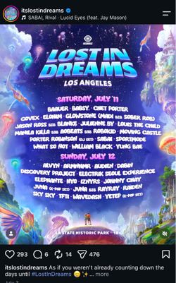Lost in dreams 2day