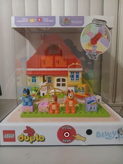 Bluey Lego Duplo store display
