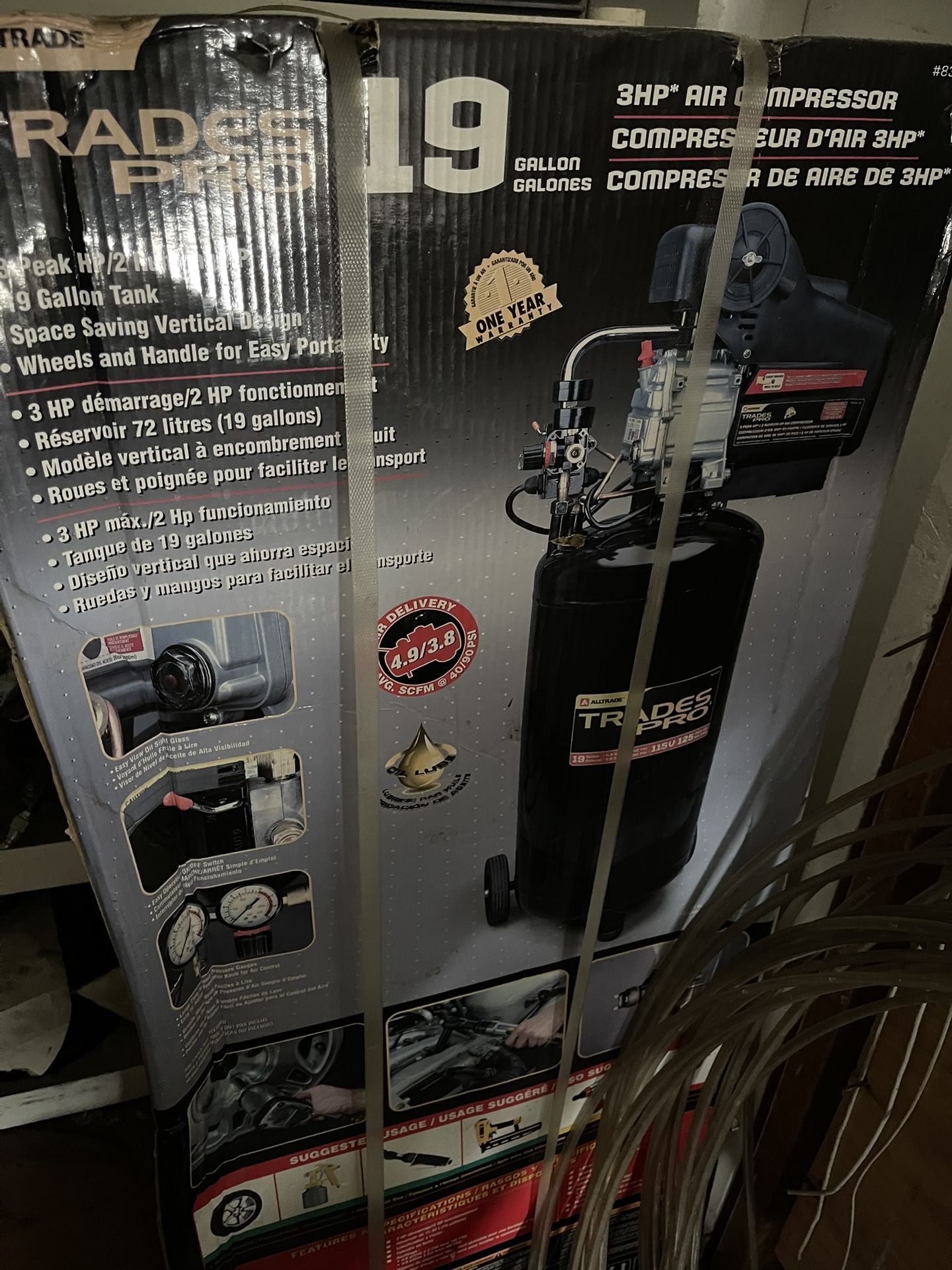 Air Compressor 19 Gallon